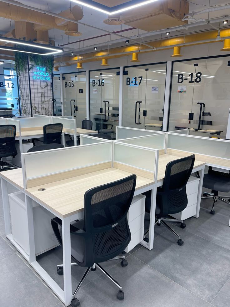 Office workstation desks